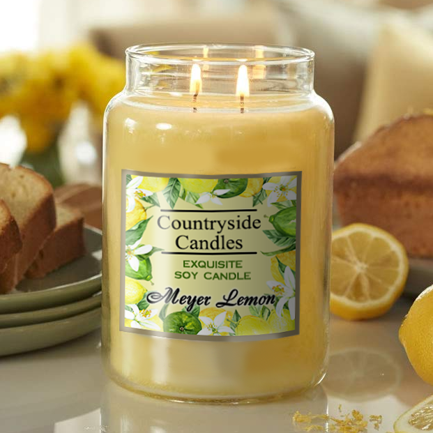 easy product labeling candle